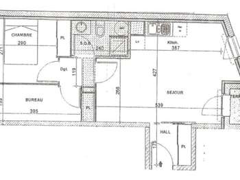 Location Appartement 2 piècesNantes Rond-Point De Rennes