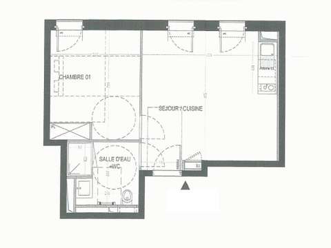 Location appartement 2 pièces