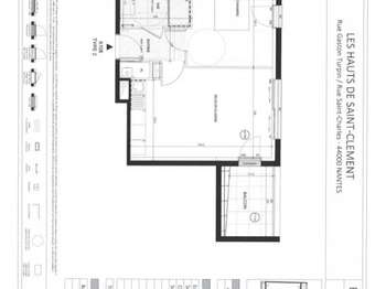 Location appartement 2 pièces Nantes Saint-Donatien 44