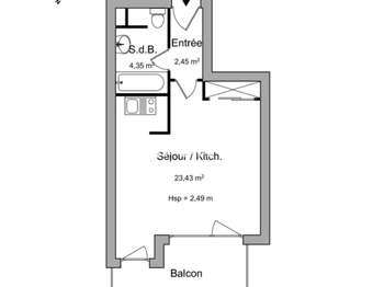 Location appartement 1 pièce Location appartement 1 pièce