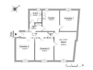 Location appartement 4 pièces