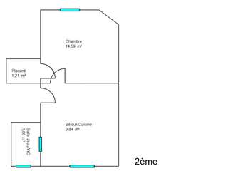 Location appartement 1 pièce