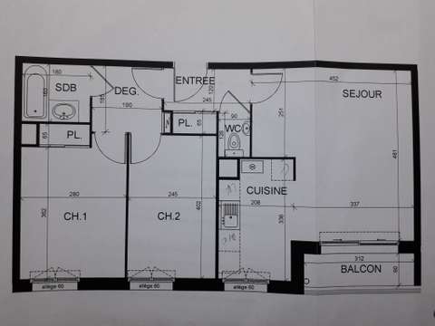 Location appartement 3 pièces Location appartement 3 pièces