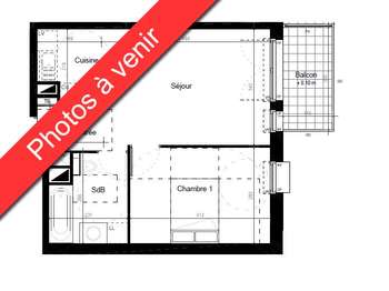 Location appartement 2 pièces Nantes Saint-Pasquier 44