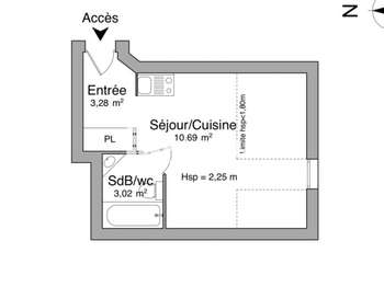 Location appartement 1 pièce
