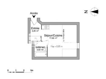 Location appartement 1 pièce