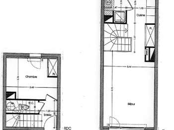 Location Appartement 2 piècesNantes Zola