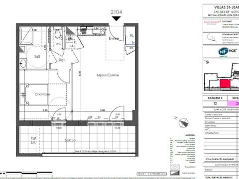 Location appartement 2 pièces