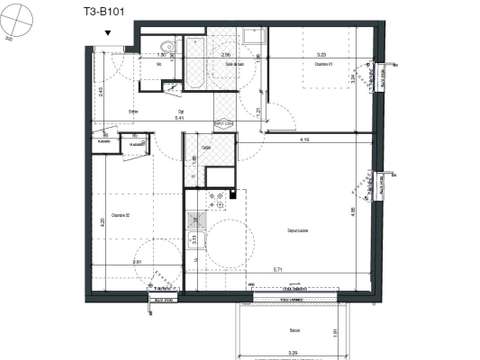 Location appartement 3 pièces Noyal-Châtillon-sur-Seiche 35