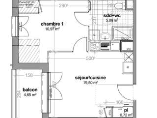 Location appartement 2 pièces