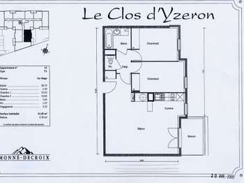 Location Appartement 3 piècesOullins