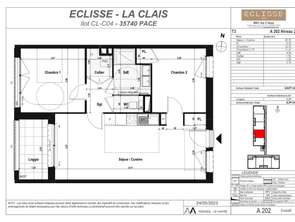 Location Appartement 3 piècesPacé