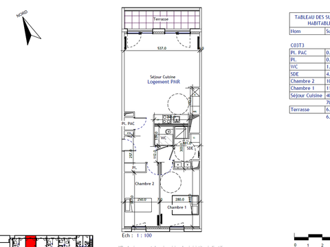 Location appartement 3 pièces Perros-Guirec 22