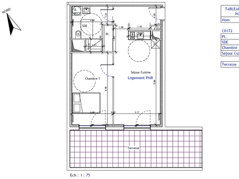 Location appartement 2 pièces Perros-Guirec 22