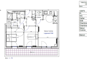 Location Appartement 3 piècesPerros-Guirec