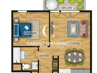 Location appartement 2 pièces