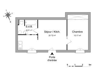Location appartement 2 pièces