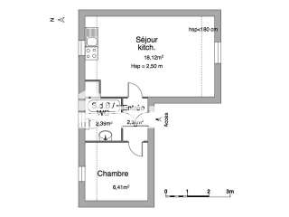 Location appartement 2 pièces
