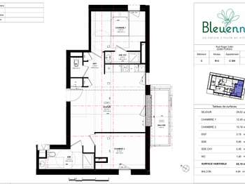 Location Appartement 3 piècesPordic