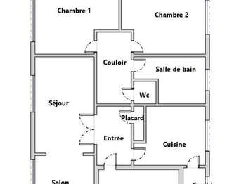 Location Appartement 3 piècesPrix-lès-Mézières