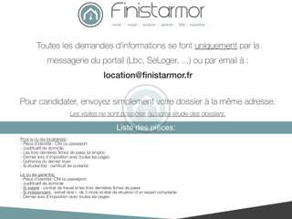 Location appartement 1 pièce