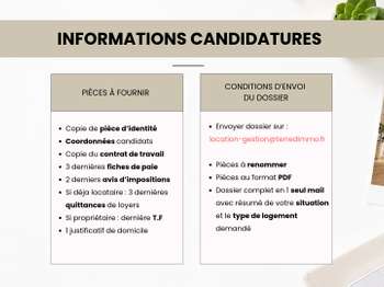Location appartement 2 pièces