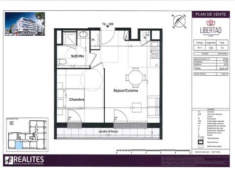 Location appartement 2 pièces Rennes 35