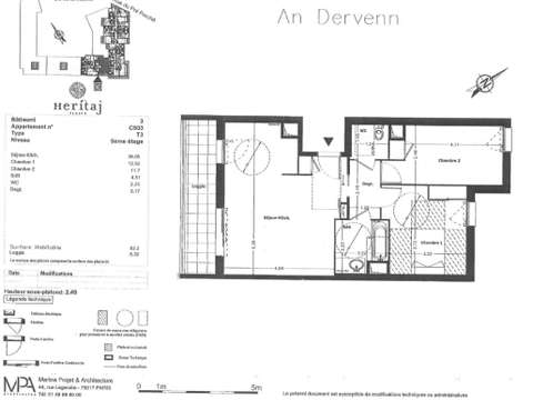 Location appartement 4 pièces