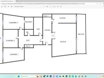 Location Appartement 4 piècesRennes Bourg L'evêque