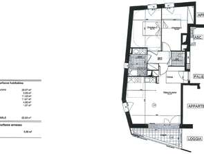 Location Appartement 3 piècesRennes Centre Ville