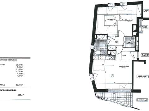 Location appartement 3 pièces Rennes Centre Ville 35