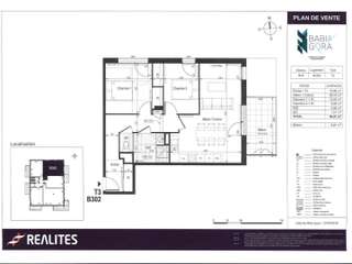 Location appartement 3 pièces