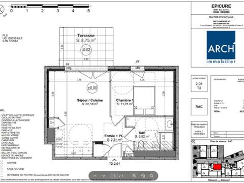 Location appartement 2 pièces Location appartement 2 pièces