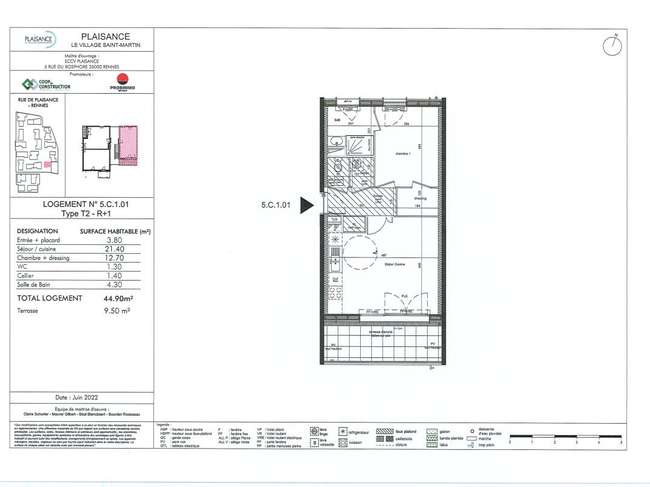 Location appartement 2 pièces