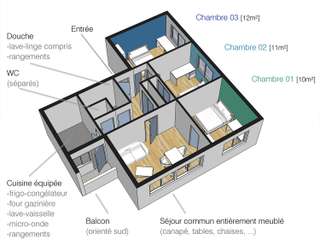 Location appartement 4 pièces