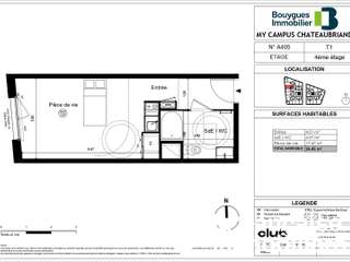 Location appartement 1 pièce