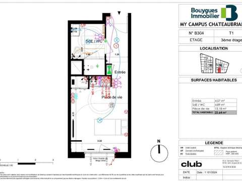 Location appartement 1 pièce