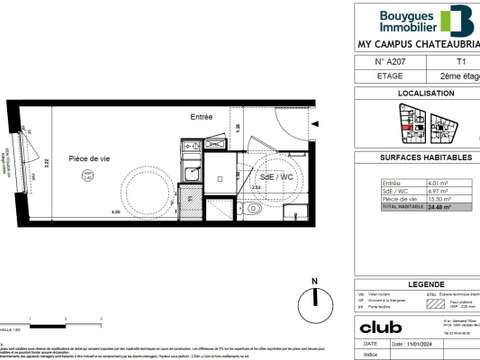 Location appartement 1 pièce