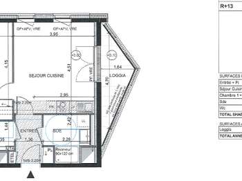 Location Appartement 2 piècesRennes Maurepas