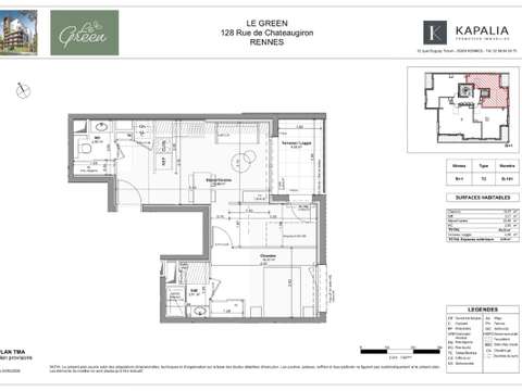 Location appartement 2 pièces