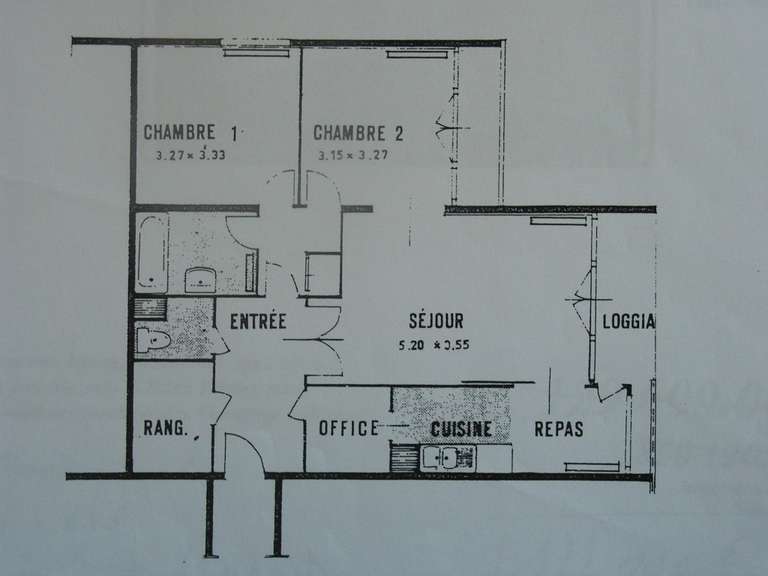 Location appartement 3 pièces