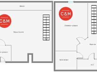 Location appartement 2 pièces Location appartement 2 pièces