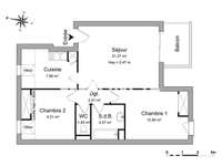 Location appartement 3 pièces