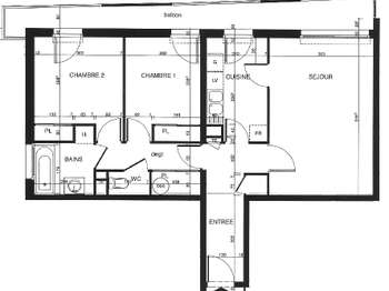 Location appartement 3 pièces Rezé 44