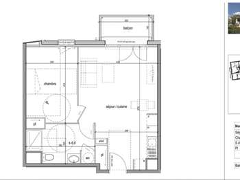 Location Appartement 2 piècesSaint-Aubin-lès-Elbeuf