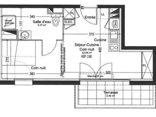 Location appartement 1 pièce