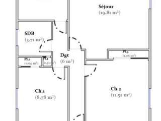 Location appartement 3 pièces