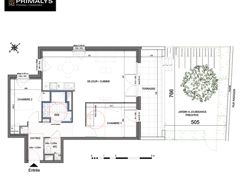 Location appartement 3 pièces Saint-Herblain 44