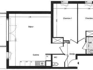 Location appartement 3 pièces
