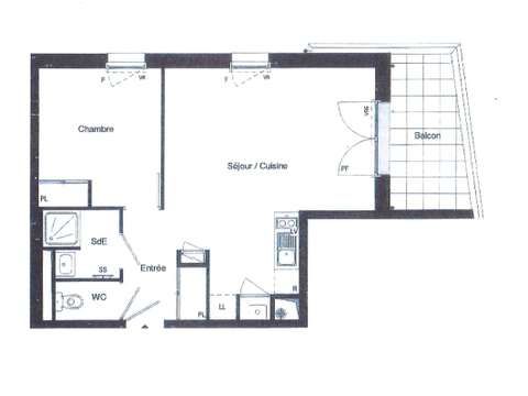 Location appartement 2 pièces Saint-Herblain 44